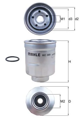 Fuel Filter KNECHT KC 389D