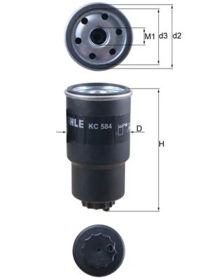 Fuel Filter KNECHT KC 584