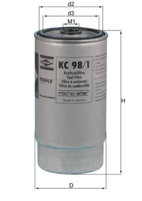 Fuel Filter KNECHT KC 98/1