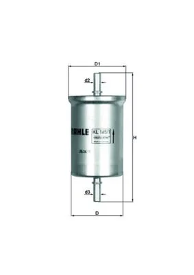 Filtro de Combustível KNECHT KL 165/1