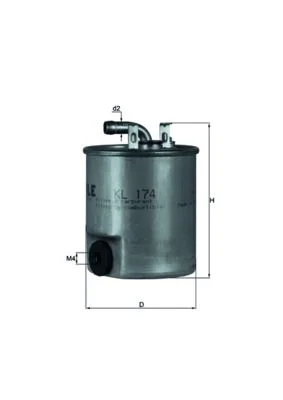 Fuel Filter KNECHT KL 174