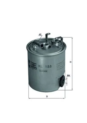 Fuel Filter KNECHT KL 188