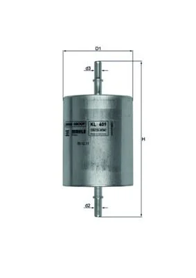 Fuel Filter KNECHT KL 409