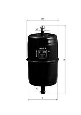Filtro de Combustível KNECHT KL 558