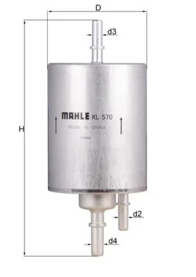 Filtro de Combustível KNECHT KL 570