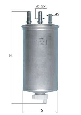 Fuel Filter KNECHT KL 781