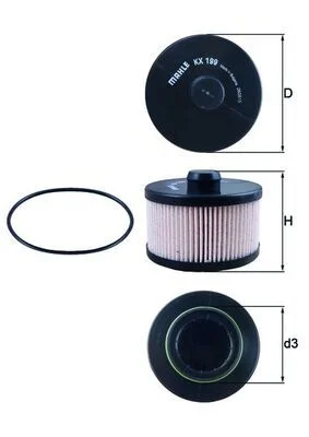 Fuel Filter KNECHT KX 199D
