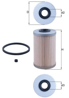 Filtro de Combustível KNECHT KX 204D