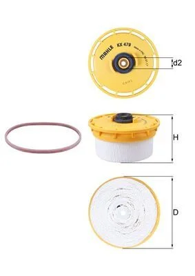 Fuel Filter KNECHT KX 479D