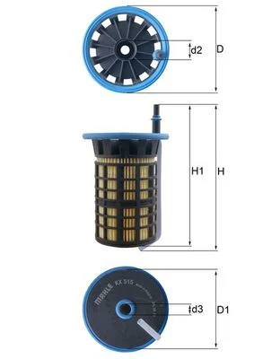 Fuel Filter KNECHT KX 515