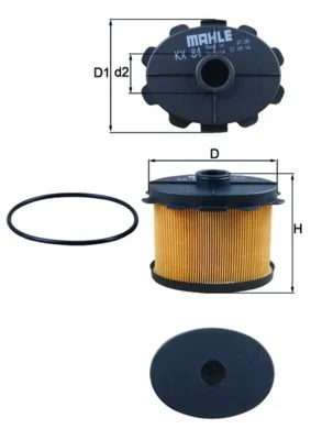 Filtro de Combustível KNECHT KX 84D