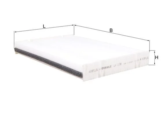 Filter, cabin air KNECHT LA 1198