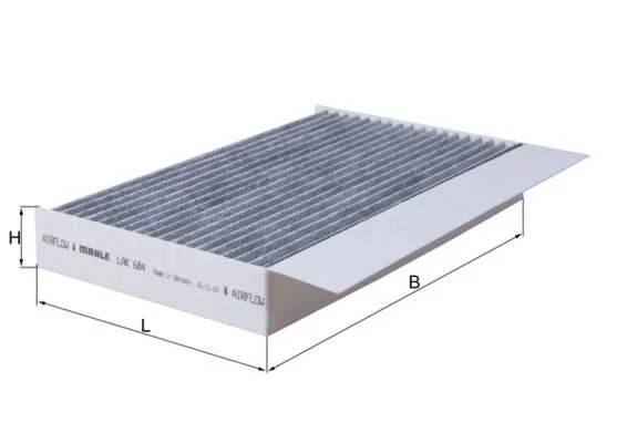 Filter, cabin air KNECHT LAK 684