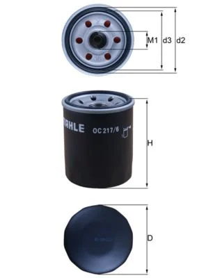 Oil Filter KNECHT OC 217/6