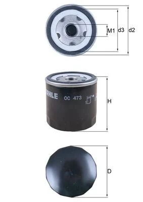 Filtro de Óleo KNECHT OC 473