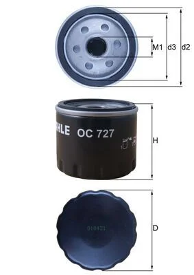 Filtro de Óleo KNECHT OC 727