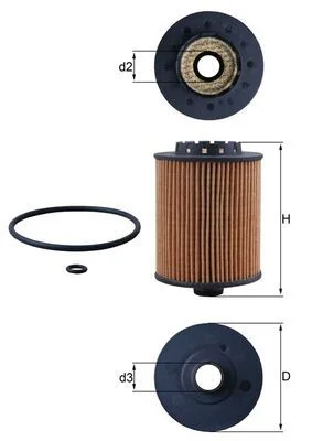Filtro de Óleo KNECHT OX 1075D