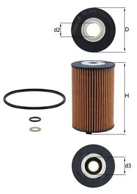 Filtro de Óleo KNECHT OX 1158D