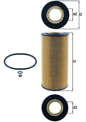 Oil Filter KNECHT OX 123/1D