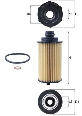 Oil Filter KNECHT OX 1310D