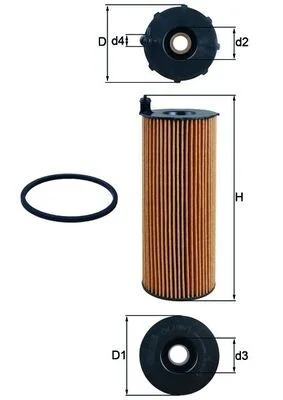Oil Filter KNECHT OX 196/1D