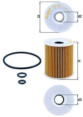 Filtro de Óleo KNECHT OX 422D