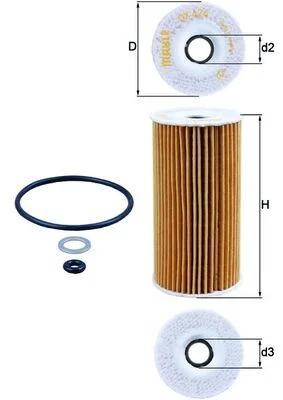 Filtro de Óleo KNECHT OX 424D