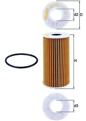 Filtro de Óleo KNECHT OX 441D