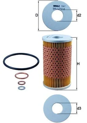 Oil Filter KNECHT OX 47D