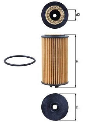 Filtro de Óleo KNECHT OX 978D