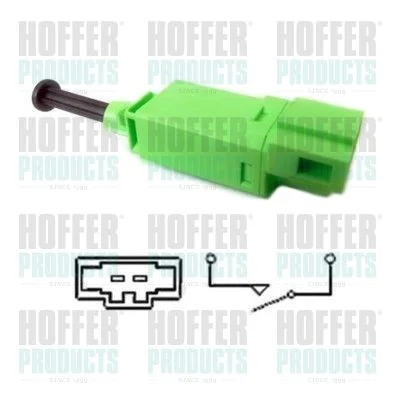 Interruptor, controlo da embraiagem (controlo de cruzeiro) HOFFER 3500062