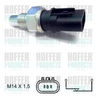 Interruptor, luz de marcha-atrás HOFFER 3600018
