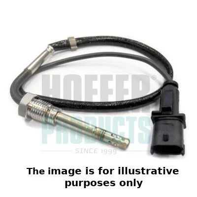 Sensor, temperatura dos gases de escape HOFFER 7452137E
