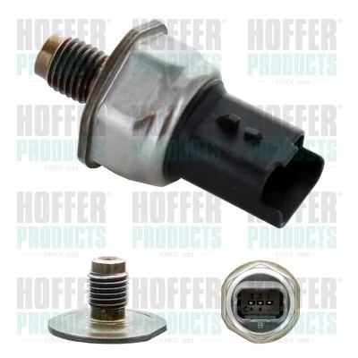 Sensor, fuel pressure HOFFER 8029349