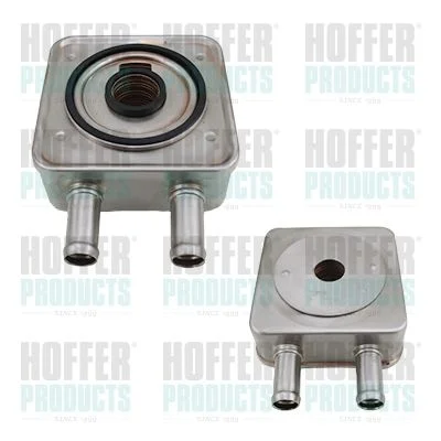Oil Cooler, engine oil HOFFER 8095290