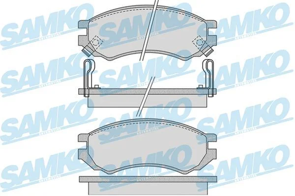 Conjunto de pastilhas de travão de disco SAMKO 5SP1008