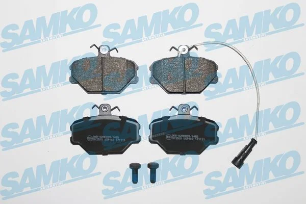 Conjunto de pastilhas de travão de disco SAMKO 5SP102