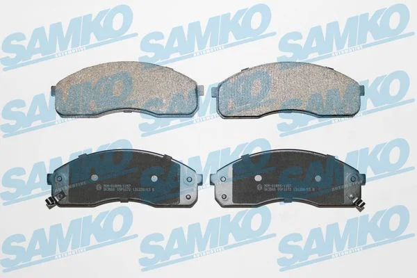 Brake Pad Set, disc brake SAMKO 5SP1072
