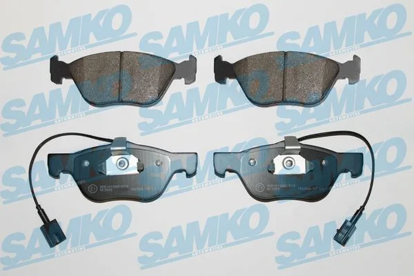 Conjunto de pastilhas de travão de disco SAMKO 5SP1084
