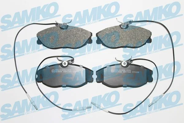 Conjunto de pastilhas de travão de disco SAMKO 5SP1104