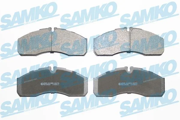 Conjunto de pastilhas de travão de disco SAMKO 5SP1109