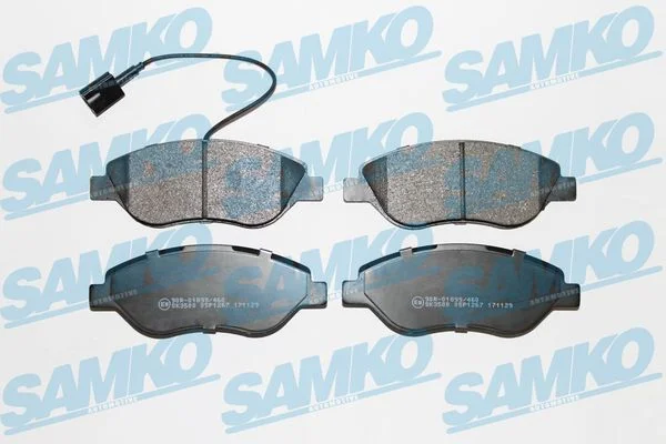Conjunto de pastilhas de travão de disco SAMKO 5SP1267