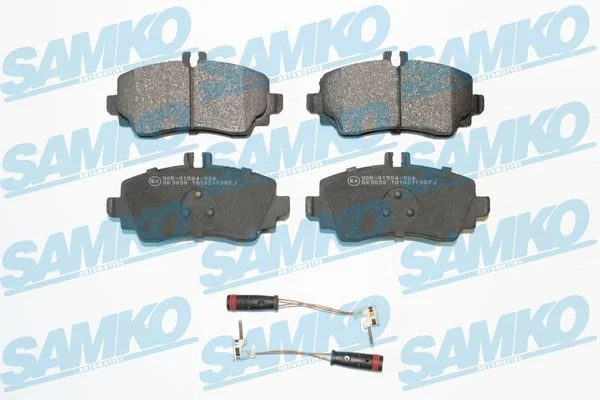 Conjunto de pastilhas de travão de disco SAMKO 5SP1387