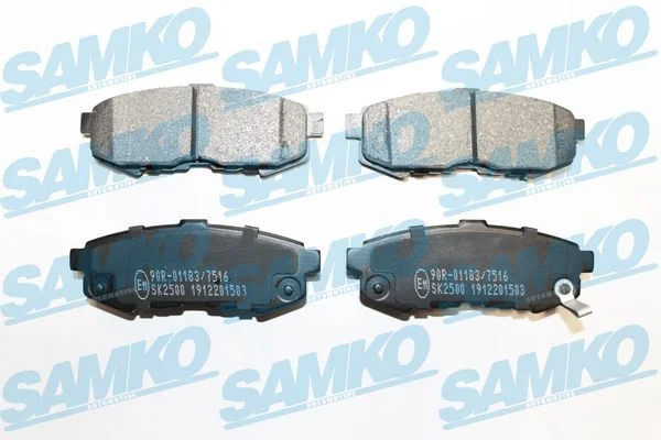 Conjunto de pastilhas de travão de disco SAMKO 5SP1503