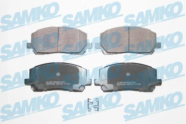 Conjunto de pastilhas de travão de disco SAMKO 5SP1516