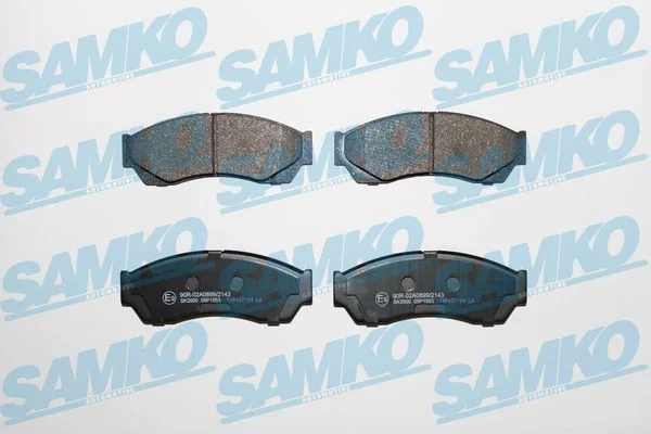 Conjunto de pastilhas de travão de disco SAMKO 5SP1553
