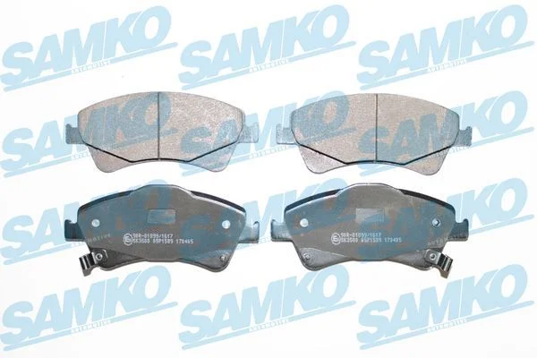 Conjunto de pastilhas de travão de disco SAMKO 5SP1589