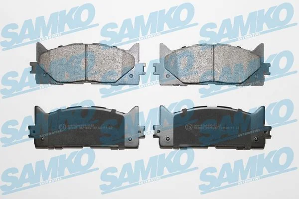 Conjunto de pastilhas de travão de disco SAMKO 5SP1593