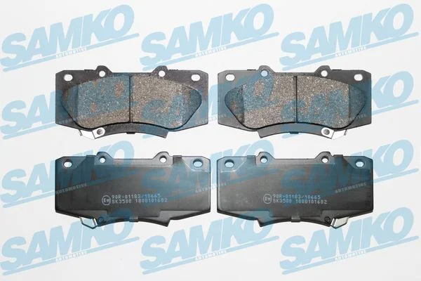 Conjunto de pastilhas de travão de disco SAMKO 5SP1682
