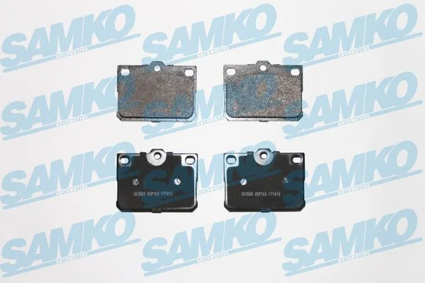 Conjunto de pastilhas de travão de disco SAMKO 5SP169